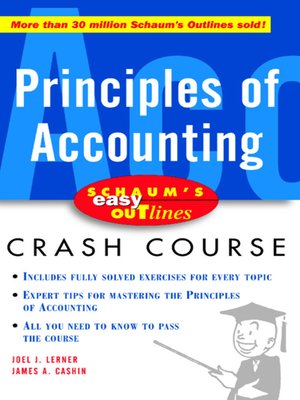 cover image of Schaums Easy Outline of Accounting